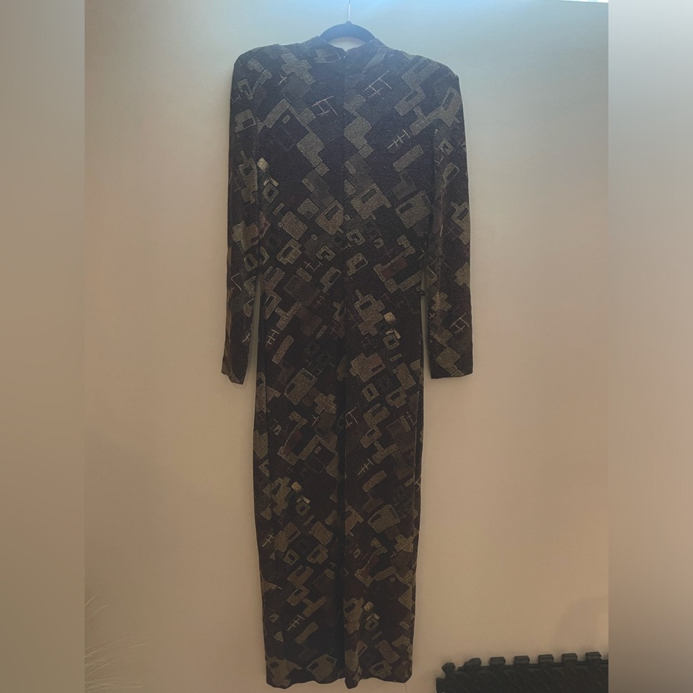 JOSEPH RIBKOFF- patterned maxi dress